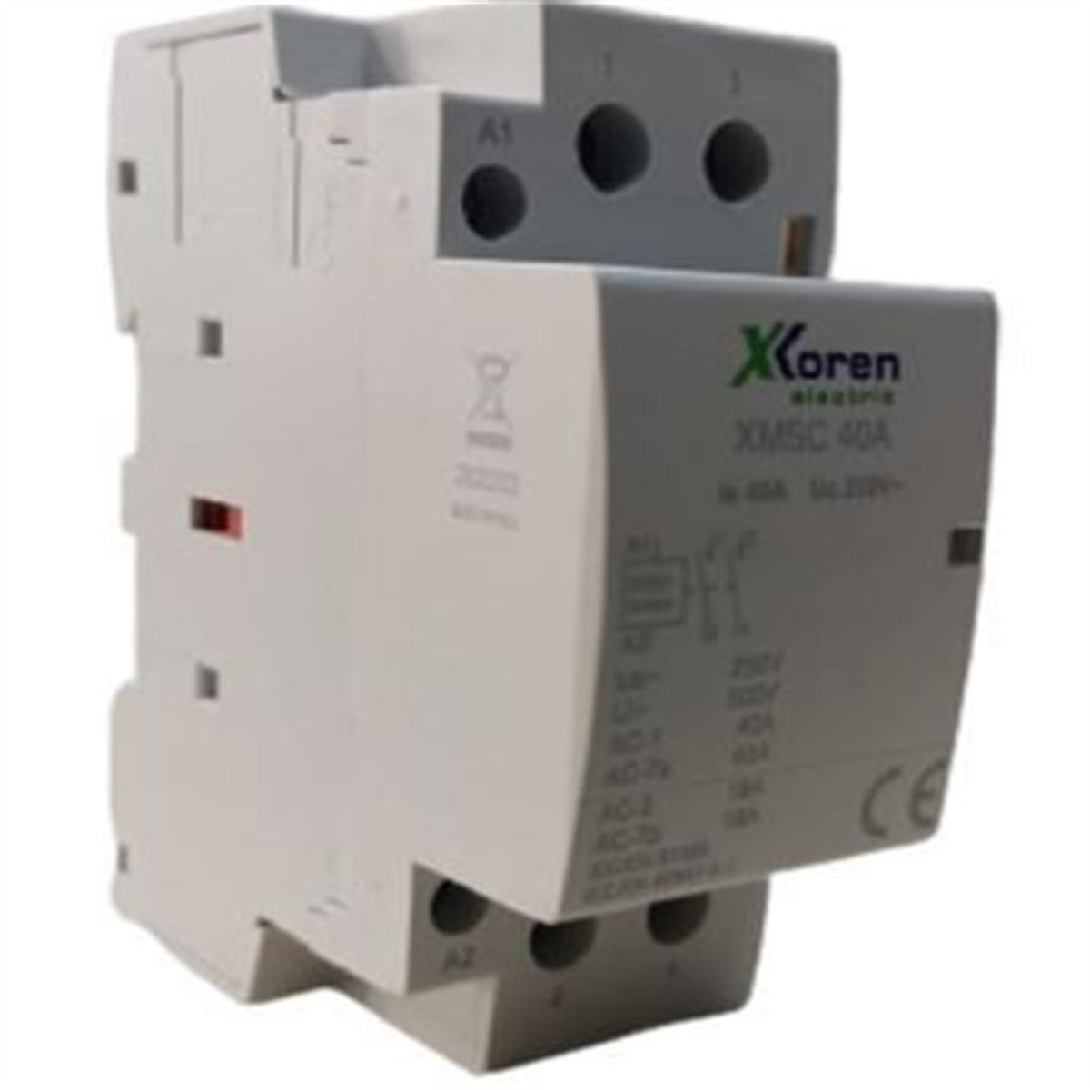 4P 220V AC 2NO 2NC 40A Modüler Kontaktör (Sessiz) 1